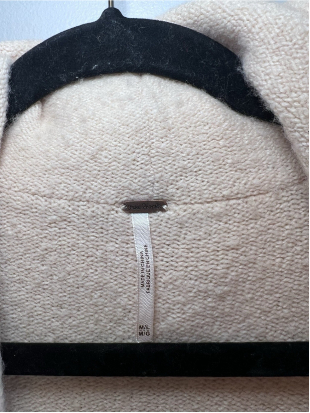 Free People All I Need Cozy Hooded Duster Lagenlook Boho Oversized Cream OS - Picture 3 of 15